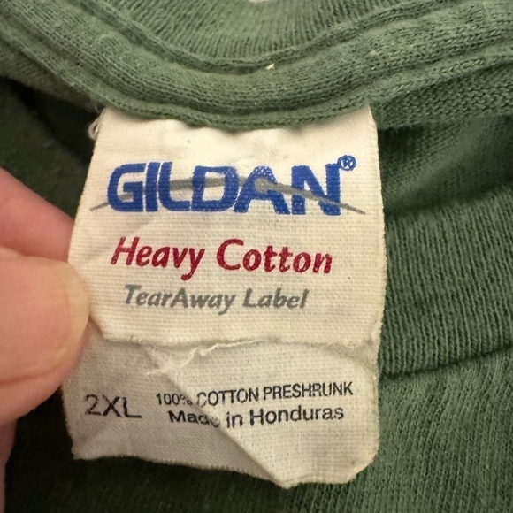 T Shirt you never listen to me. Size XL. Green - Picture 3 of 4